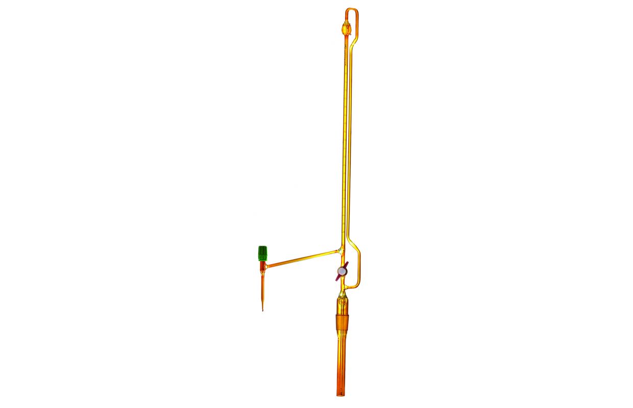 Automatic Buret PTFE key amber 10 ml
